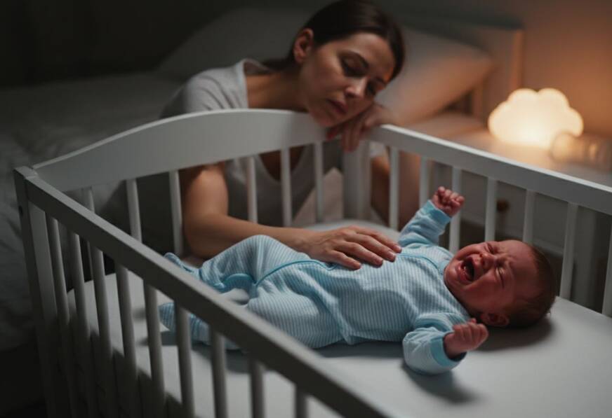 Baby krank schläft nicht